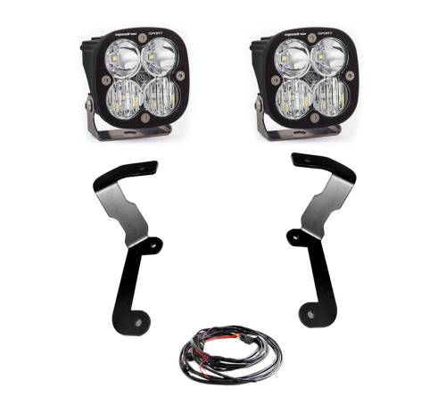 Baja Designs - Baja Designs Squadron Sport A-Pillar Light Kit for GMC (2019-22) Sierra 1500, Driving/Combo Light Pattern, Clear Lens