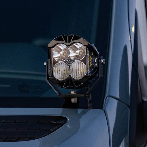 Baja Designs - Baja Designs LP4 A-Pillar Kit for Mercedes (2014-18) Sprinter Van, Driving/Combo Light Pattern, Clear Lens