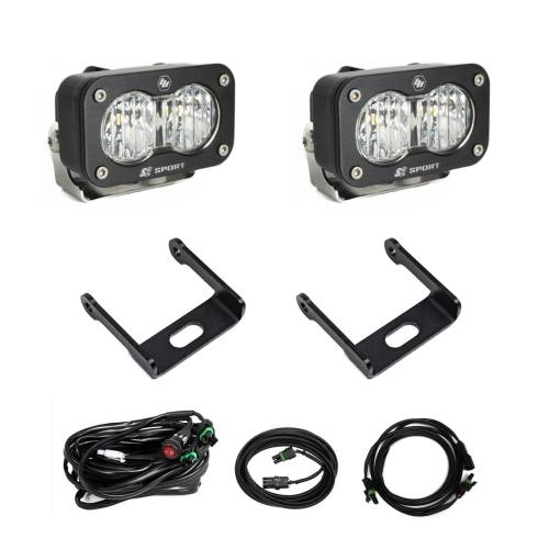 Baja Designs - Baja Designs Reverse Kit w/ Toggle Switch for Toyota (2025) 4Runner, Wide Cornering Light Pattern, Clear Lens, Toggle Wiring