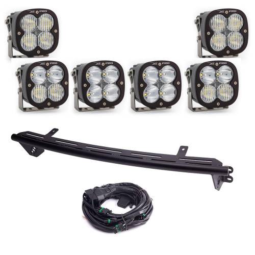 Baja Designs - Baja Designs Bull Bar Light Kit for Ford (2023-25) F-250/350 Super Duty, XL Pro Lights, Driving/Combo Light Pattern, Clear Lens, Upfitter Wiring