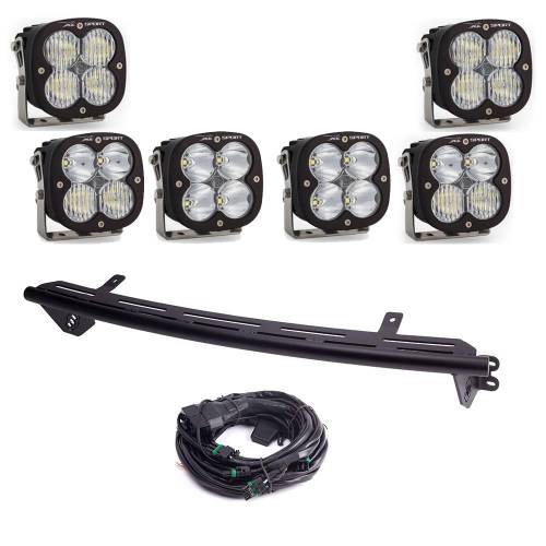 Baja Designs - Baja Designs Bull Bar Light Kit for Ford (2023-25) F-250/350 Super Duty, XL Sport Lights, Driving/Combo Light Pattern, Clear Lens, Upfitter Wiring