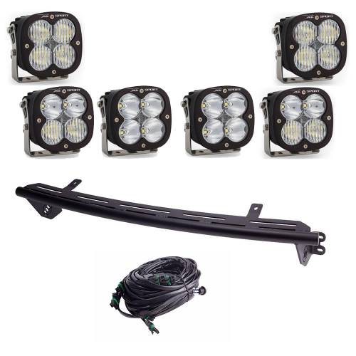 Baja Designs - Baja Designs Bull Bar Light Kit for Ford (2023-25) F-250/350 Super Duty, XL Sport Lights, Driving/Combo Light Pattern, Clear Lens, Toggle Wiring