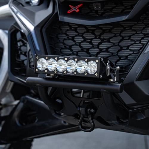 Baja Designs - Baja Designs Push Bar Bumper Light Kits for Can-Am (2024-25) Maverick R, 10 Inch OnX6+ Lights, Driving/Combo Light Pattern, Clear Lens