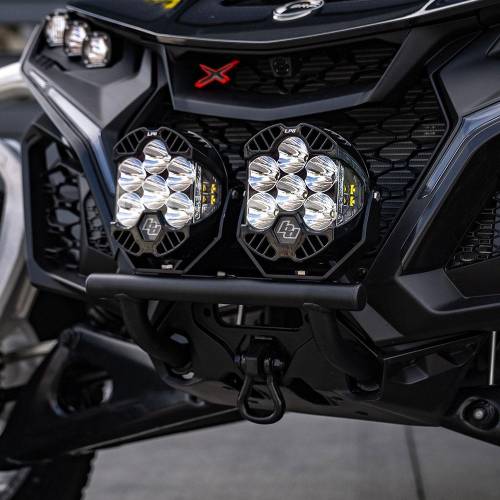 Baja Designs - Baja Designs Push Bar Bumper Light Kits for Can-Am (2024-25) Maverick R, LP6 Lights, Driving/Combo Light Pattern, Clear Lens