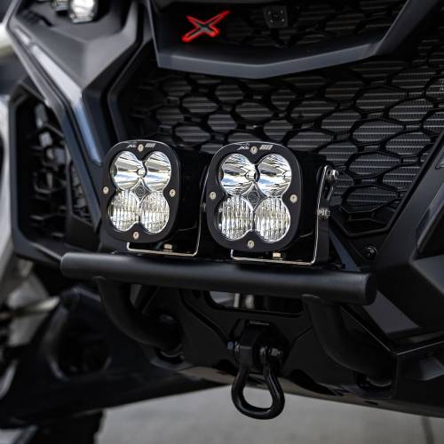 Baja Designs - Baja Designs Push Bar Bumper Light Kits for Can-Am (2024-25) Maverick R, XL80 Lights, Driving/Combo Light Pattern, Clear Lens