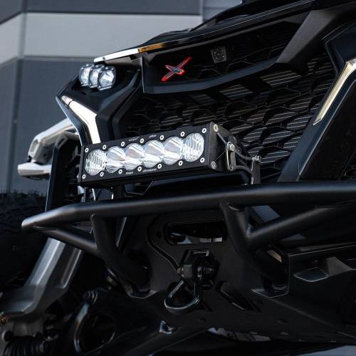 Baja Designs - Baja Designs Pre-Runner Bumper Light Kits for Can-Am (2024-25) Maverick R, 10 Inch OnX6+ Lights, Driving/Combo Light Pattern, Clear Lens