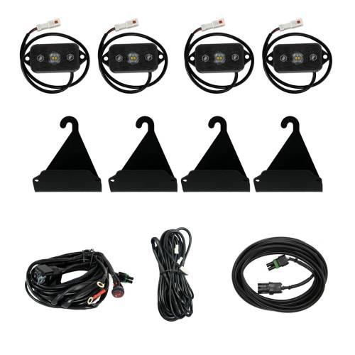 Baja Designs - Baja Designs Bed Rail Cargo Light Kit for Toyota (2005-25) Tacoma /  (2007-25) Tundra, White