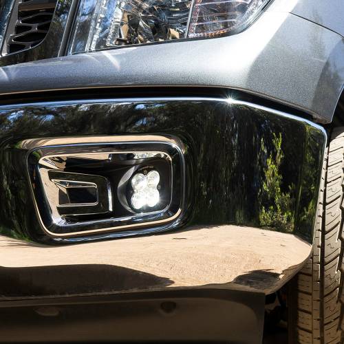 Baja Designs - Baja Designs Squadron-R Pro Fog Pocket Light Kit for Nissan (2016-19) Titan, Wide Cornering Light Pattern, Clear Lens