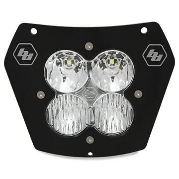 Baja Designs - Baja Designs XL Pro (A/C) Headlight Kit for Husqvarna (2015-16) TE 250/TE300, Driving/Combo Light Pattern, Clear Lens