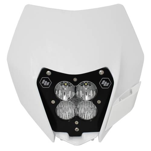 Baja Designs - Baja Designs XL Pro (A/C) Headlight Kit w/ Shell for KTM (2013-16) 200 XC-W/250 SX/250 XC/300 XC, Driving/Combo Light Pattern, Clear Lens