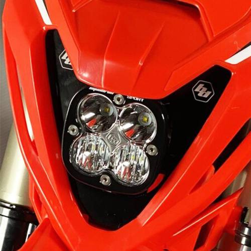 Baja Designs - Baja Designs Squadron Sport Headlight Kit for Beta (2020-24) RR-S 4-Stroke 350/390/430/480/500 RR-S (Driving/Combo Light Pattern, Clear Lens)