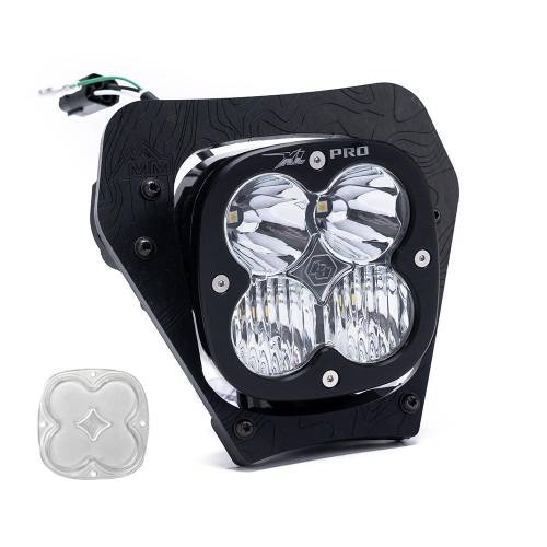 Baja Designs - Baja Designs XL Pro (D/C) Headlight Kit for KTM (2024-25) 350 EXC-F;500 EXC-F; 450 XCF-W; 350 XW-F; 500 XW-F; 150 XC-W; 250 XC-W; 300 XC-W, Driving/Combo Light Pattern, Clear Lens