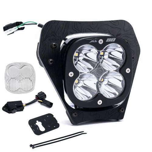 Baja Designs - Baja Designs XL80 (D/C) Headlight Kit /w Dimmer for KTM (2024-25) 350 EXC-F;500 EXC-F; 450 XCF-W; 350 XW-F; 500 XW-F