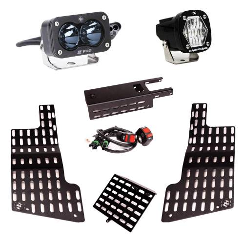 Baja Designs - Baja Designs S2 Pro IR /S1 White Headlight Kit for Sur-Ron (2018-24) Light Bee X, Multi-Pattern Light Pattern, 850nm IR Wavelength, Clear/IR Lens
