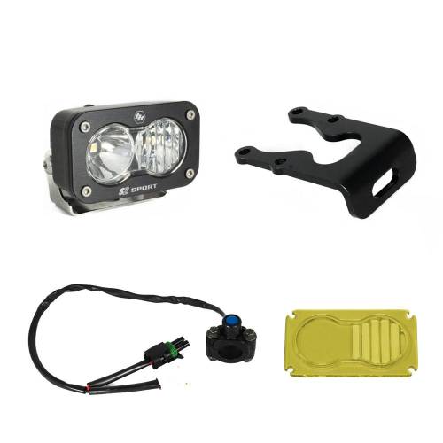Baja Designs - Baja Designs S2 Sport Headlight Kit for Sur-ron (2018-24) Light Bee X / Talaria Sting (2022-24) MX3-MX4, Driving/Combo Light Pattern, Clear Lens