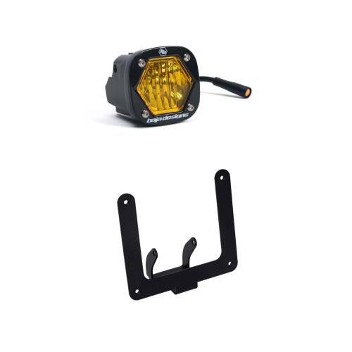 Baja Designs - Baja Designs S1 LED Headlight Kit for Super73 (2020-24) R, Trail Light Pattern, Baja Amber Lens