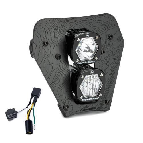 Baja Designs - Baja Designs Dual S1 Gemini (D/C) LED Headlight Kit for KTM (2024-25) EXC-F w/ Hi-Low Harness