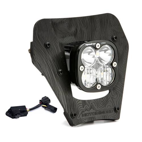 Baja Designs - Baja Designs Squadron Pro (D/C) LED Headlight Kit w/ Dimmer for KTM (2024-25) EXC-F, XCF-W, XC-W