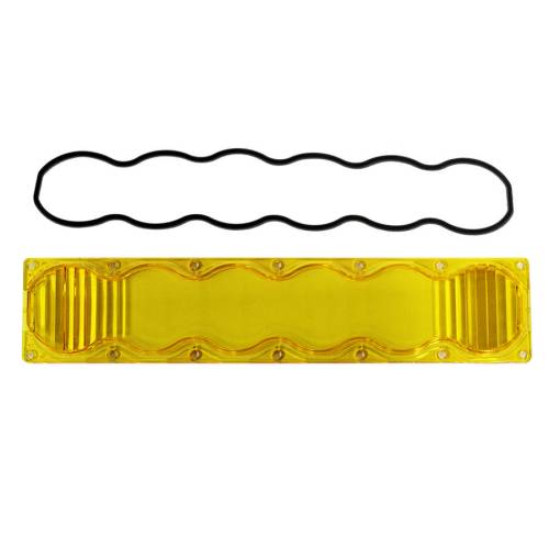 Baja Designs - Baja Designs OnX6 Light Bar Lens Kit - Universal, Driving/Combo Light Pattern, Baja Amber Lens