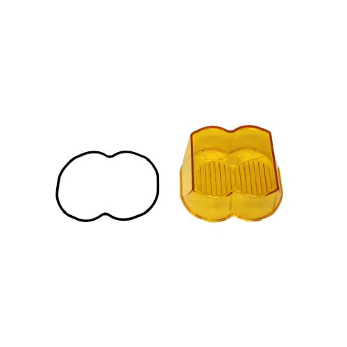 Baja Designs - Baja Designs LP4 Light Pod Head Light Lens Kit - Universal (Driving/Combo Light Pattern, Baja Amber Lens)