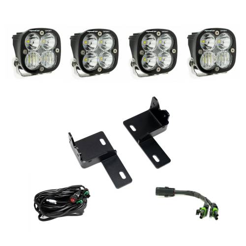 Baja Designs - Baja Designs Squadron Sport Behind-the-Grille Kit for Toyota (2025) 4Runner, Non-TRD Pro/Trailhunter, Multi Pattern Light Pattern, Clear Lens