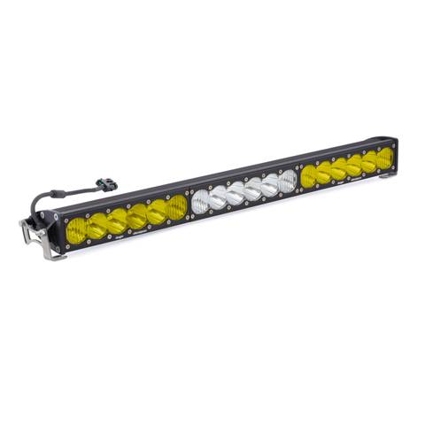 Baja Designs - Baja Designs 30 Inch OnX6 Straight Dual Control LED Dual Control Light Bar - Universal, Driving/Combo Light Pattern, Baja Amber/Clear Lens