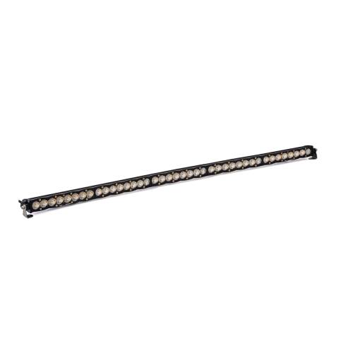 Baja Designs - Baja Designs S8 Straight LED Light Bar - Universal (50 Inch, Wide Cornering Light Pattern, Clear Lens)