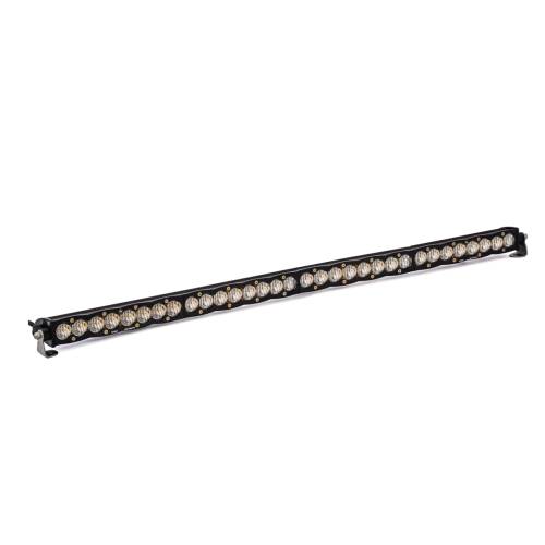 Baja Designs - Baja Designs S8 Straight LED Light Bar - Universal (40 Inch, Wide Cornering Light Pattern, Clear Lens)
