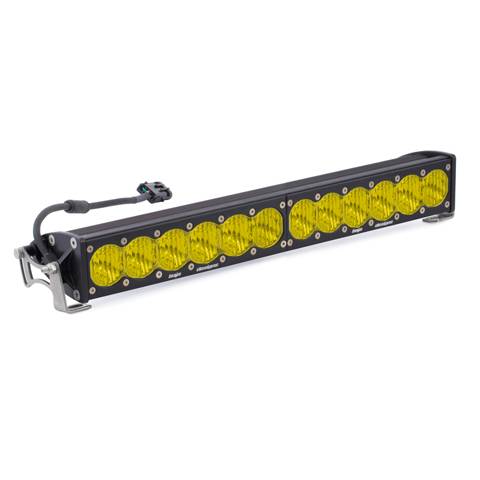 Baja Designs - Baja Designs 20 Inch OnX6+ Straight LED Light Bar - Universal, Wide Cornering Light Pattern, Baja Amber Lens