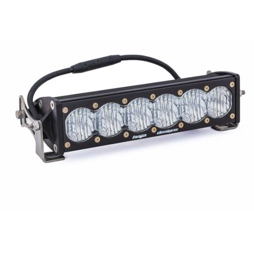 Baja Designs - Baja Designs 10 Inch OnX6+ Straight LED Light Bar - Universal, Spot Light Pattern, Clear Lens