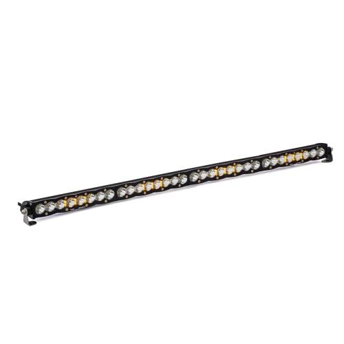 Baja Designs - Baja Designs S8 Straight LED Light Bar - Universal (40 Inch, Spot Light Pattern, Clear Lens)
