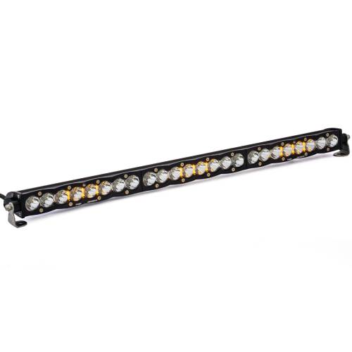 Baja Designs - Baja Designs S8 Straight LED Light Bar - Universal (30 Inch, Spot Light Pattern, Clear Lens)