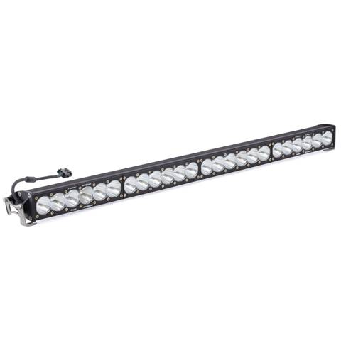 Baja Designs - Baja Designs OnX6 Straight LED Light Bar, 40", Racer Spot Light Pattern, Clear Lens - Universal