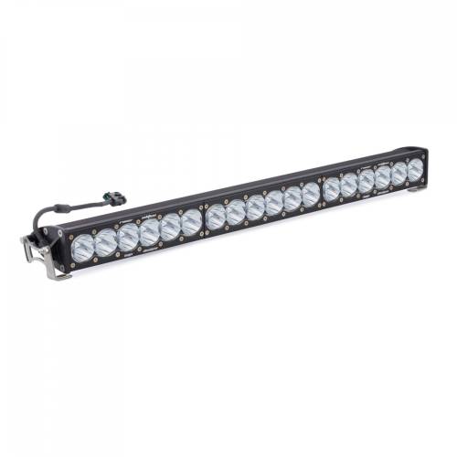 Baja Designs - Baja Designs OnX6 Straight LED Light Bar, 30", Racer Spot Light Pattern, Clear Lens - Universal