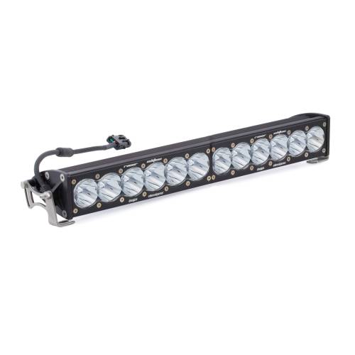 Baja Designs - Baja Designs OnX6 Straight LED Light Bar, 20", Racer Spot Light Pattern, Clear Lens - Universal