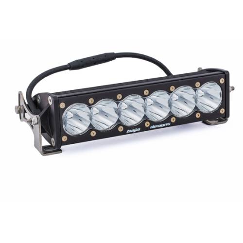 Baja Designs - Baja Designs 10 Inch OnX6+ Straight LED Light Bar - Universal, Spot Light Pattern, Clear Lens