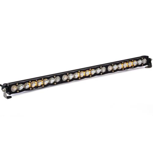 Baja Designs - Baja Designs S8 Straight LED Light Bar - Universal (30 Inch, Driving/Combo Light Pattern, Clear Lens)