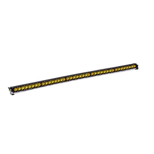 Baja Designs - Baja Designs S8 Straight LED Light Bar - Universal (50 Inch, Driving/Combo Light Pattern, Baja Amber Lens)