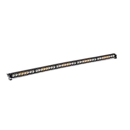 Baja Designs - Baja Designs S8 Straight LED Light Bar - Universal (50 Inch, Work/Scene Light Pattern, Clear Lens)