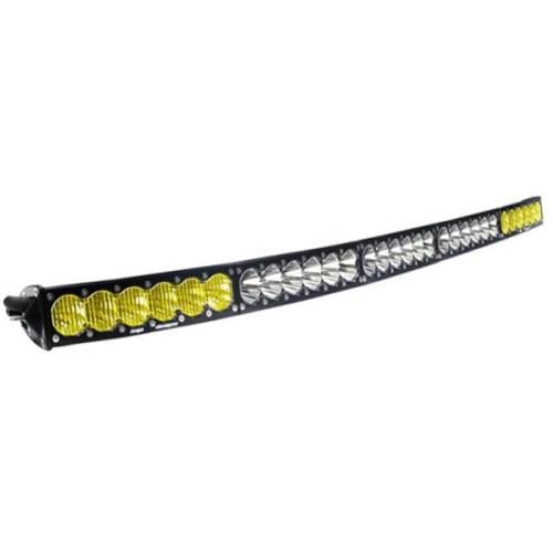 Baja Designs - Baja Designs 50 Inch OnX6 Arc Dual Control LED Light Bar - Universal (Driving/Combo Light Pattern, Baja Amber/Clear Lens)