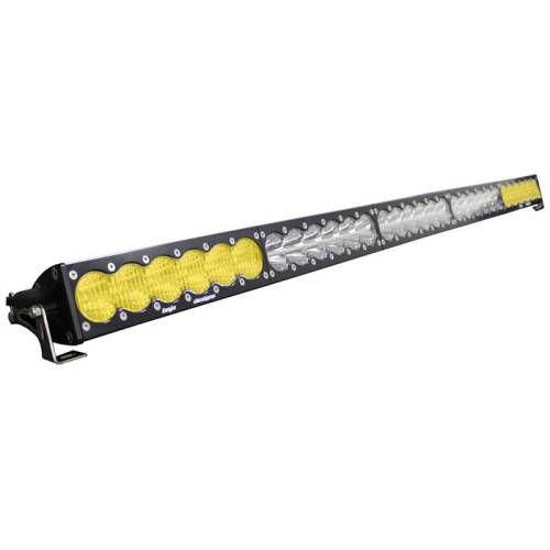 Baja Designs - Baja Designs 50 Inch OnX6 Straight Dual Control LED Dual Control Light Bar - Universal, Driving/Combo Light Pattern, Baja Amber/Clear Lens
