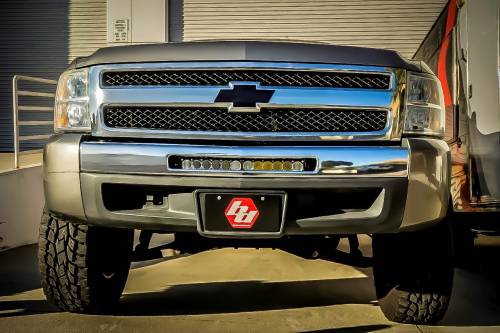 Baja Designs - Baja Designs OnX6+ 20 Inch Bumper Light Bar Kit for Chevy/GMC (2007-13) Silverado/Sierra 1500/2500HD/3500HD {'07 New Body Style}, Driving/Combo Light Pattern, Clear Lens