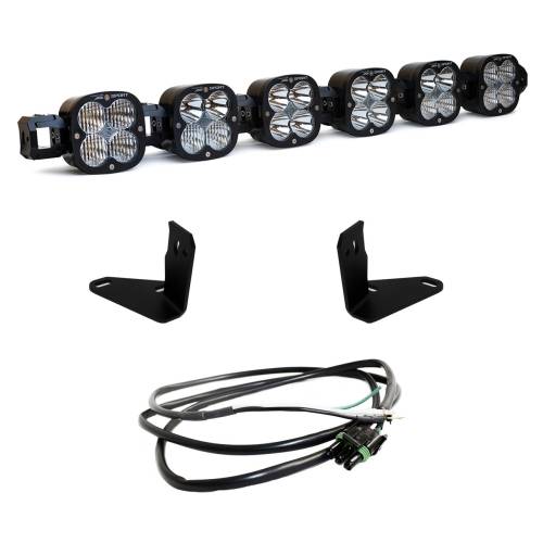 Baja Designs - Baja Designs XL Linkable Bumper Light Kit for Ford (2021-25) Bronco / (2022-25) Bronco Raptor w/ OE Steel Bumper, Multi-Pattern Light Pattern, Clear Lens, Upfitter Wiring