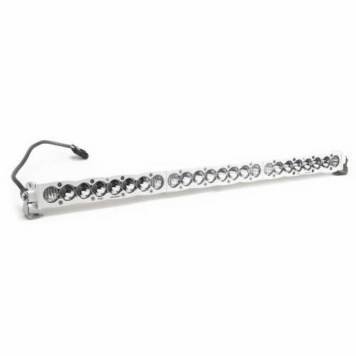 Baja Designs - Baja Designs S8 White Straight LED Light Bar - Universal (30 Inch, Driving/Combo Light Pattern, Clear Lens)