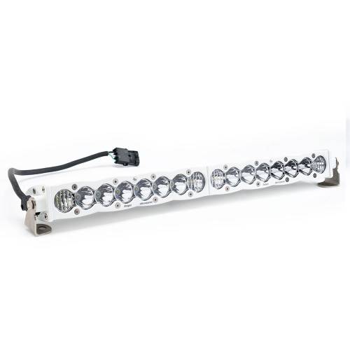 Baja Designs - Baja Designs S8 White Straight LED Light Bar - Universal (20 Inch, Driving/Combo Light Pattern, Clear Lens)