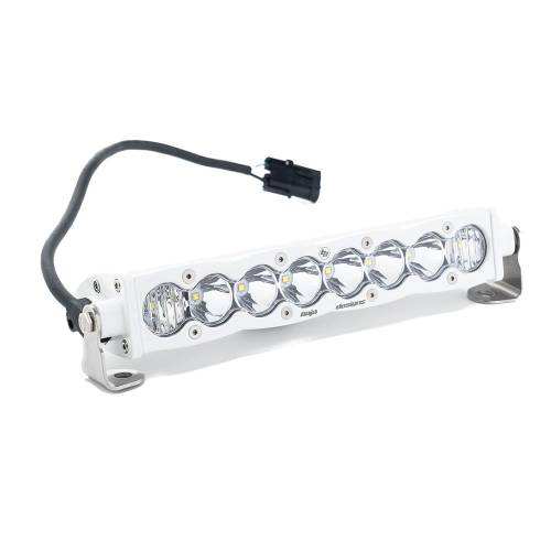 Baja Designs - Baja Designs S8 White Straight LED Light Bar - Universal (10 Inch, Driving/Combo Light Pattern, Clear Lens)