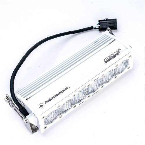 Baja Designs - Baja Designs 10 Inch OnX6+ White Straight LED Light Bar - Universal, Driving/Combo Light Pattern, Clear Lens