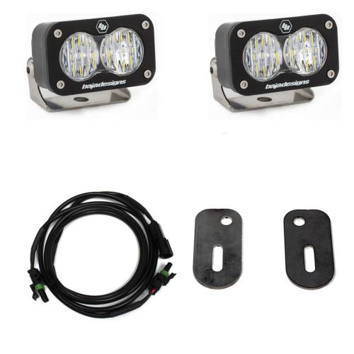 Baja Designs - Baja Designs S2 Sport Dual Reverse Light Kit for Ford (2019-23) Ranger, Wide Cornering, Clear Lens