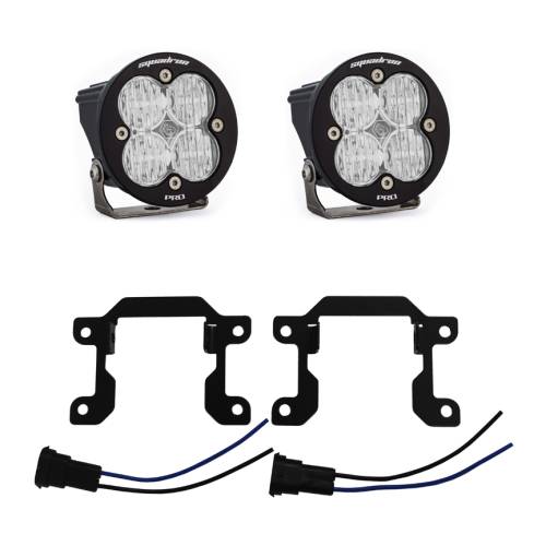 Baja Designs - Baja Designs Squadron Sport Fog Pocket Light Kit for RAM (2019-25) 2500/3500 Big Horn, Wide Cornering Light Pattern, Clear Lens
