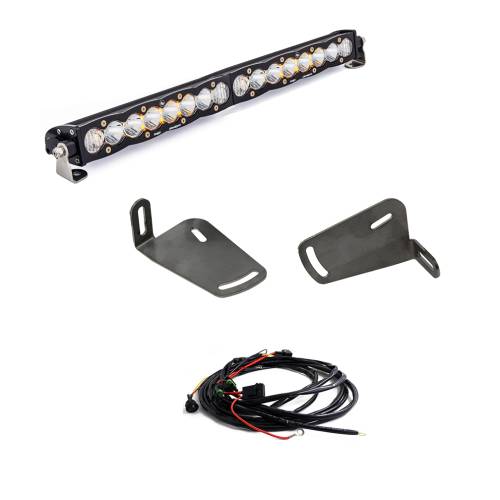 Baja Designs - Baja Designs S8 20 Inch Bumper Light Bar Kit for RAM (2019-24) 1500 Rebel, Driving/Combo Light Pattern, Clear Lens